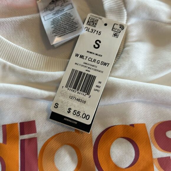 NWT Adidas Women’s Crewneck Sweatshirt - Picture 4 of 5